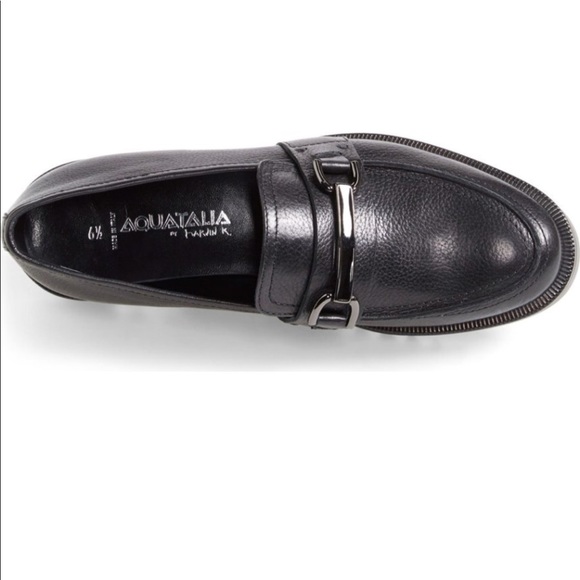 Aquatalia by Marvin K. Panna Loafers Black NWOB - Picture 1 of 8